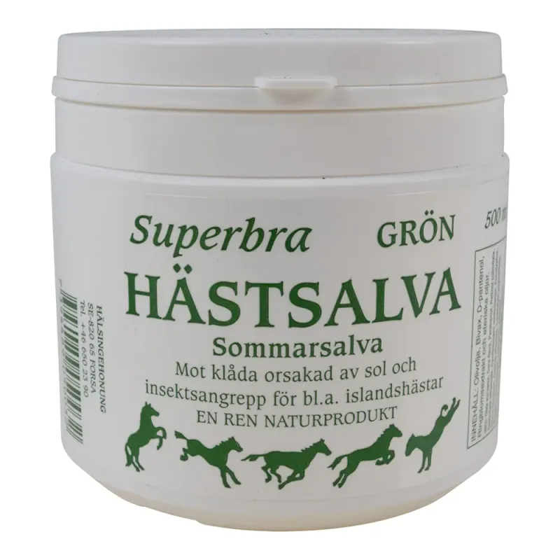 Biofarmab Superbra Hestesalve 500 ml - Grønn