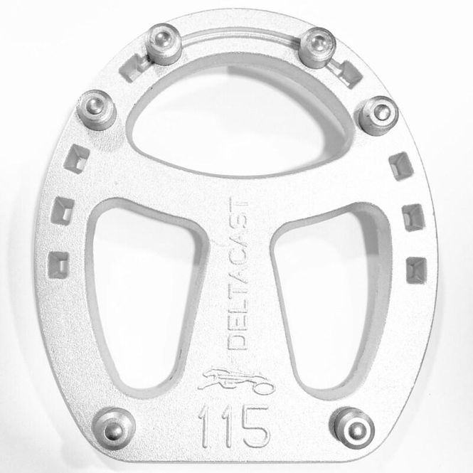 Hovedbilde Deltacast Star m/ 6 Faste Brodder Aluminium (Par)